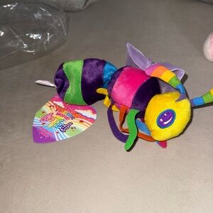 Vintage LISA FRANK Bean Buddies BUZZ BEE Fantastic Beanie Plush NWT NEW